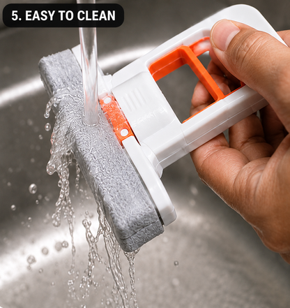 ✨ Multi-Purpose Handheld Sponge Cleaning Brush – Easy Grip Scrubber for Kitchen & Bathroom